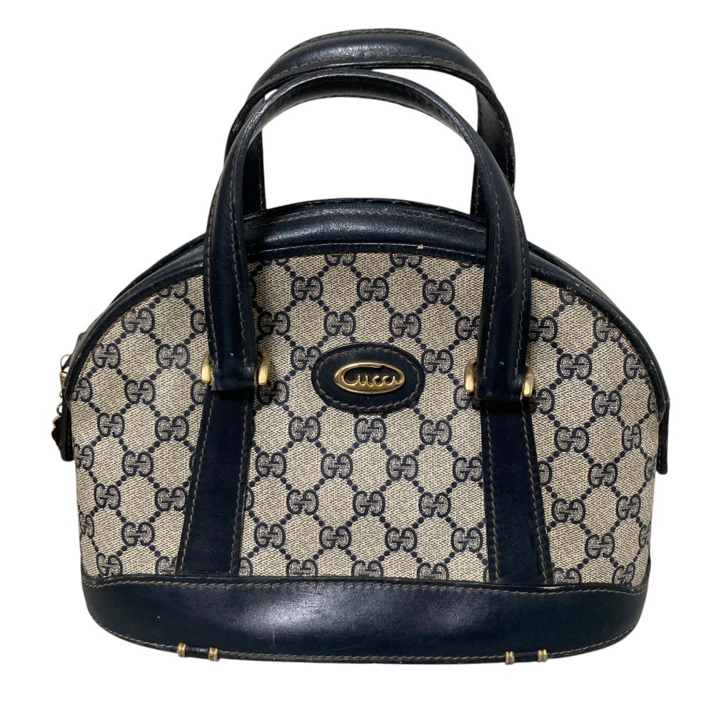 GUCCI GG Plus Handbag Navy Blue